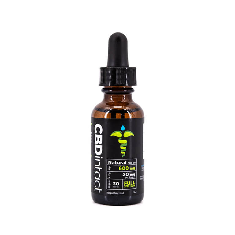 Full Spectrum CBD Oil | 600mg CBD Oil | CBDintact