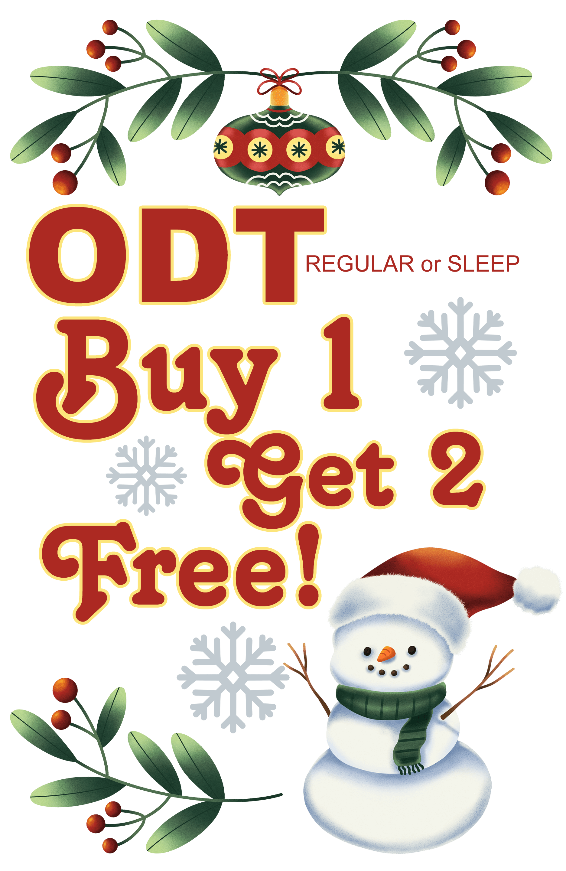 ODT buy 1 get 2